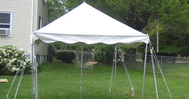 Tent, Rope and Pole 10'x 10' - Uptown Rentals