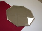 Mirror Tile, Hexagon 8″