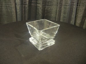 Centerpiece, Square Bowl, 5″ wide