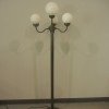 Lights, Four Globe, 8′ Brown with white globes