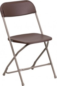 Folding Chair Basic Brown