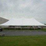 Tent, Rope and Pole 40’x100′