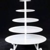 Tray, Tiered Five White